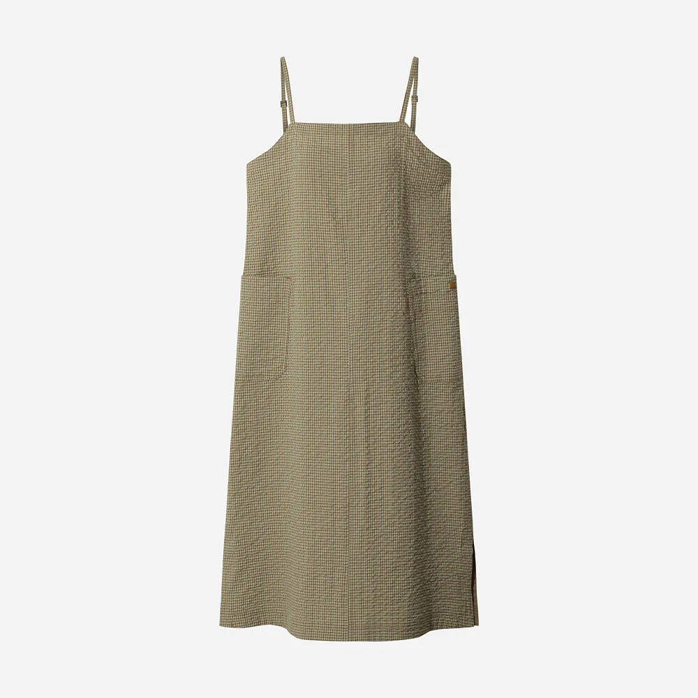 女裝) All Day Check 連衣裙(BROWN)