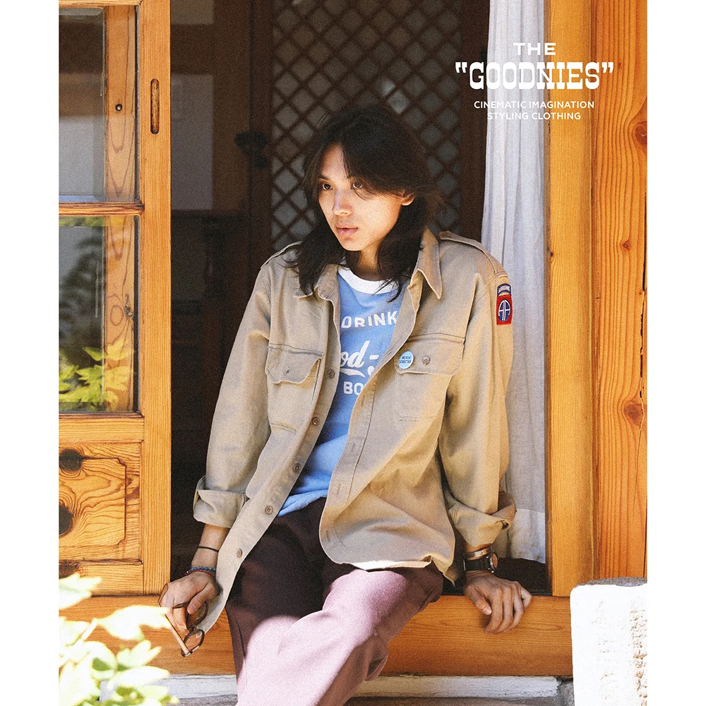 2026 FW _ khaki Chino Shirt