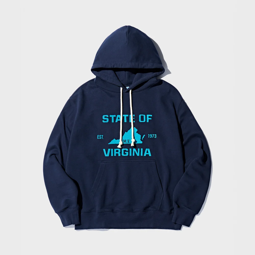 Virginia 連帽衫 T恤 海軍藍
