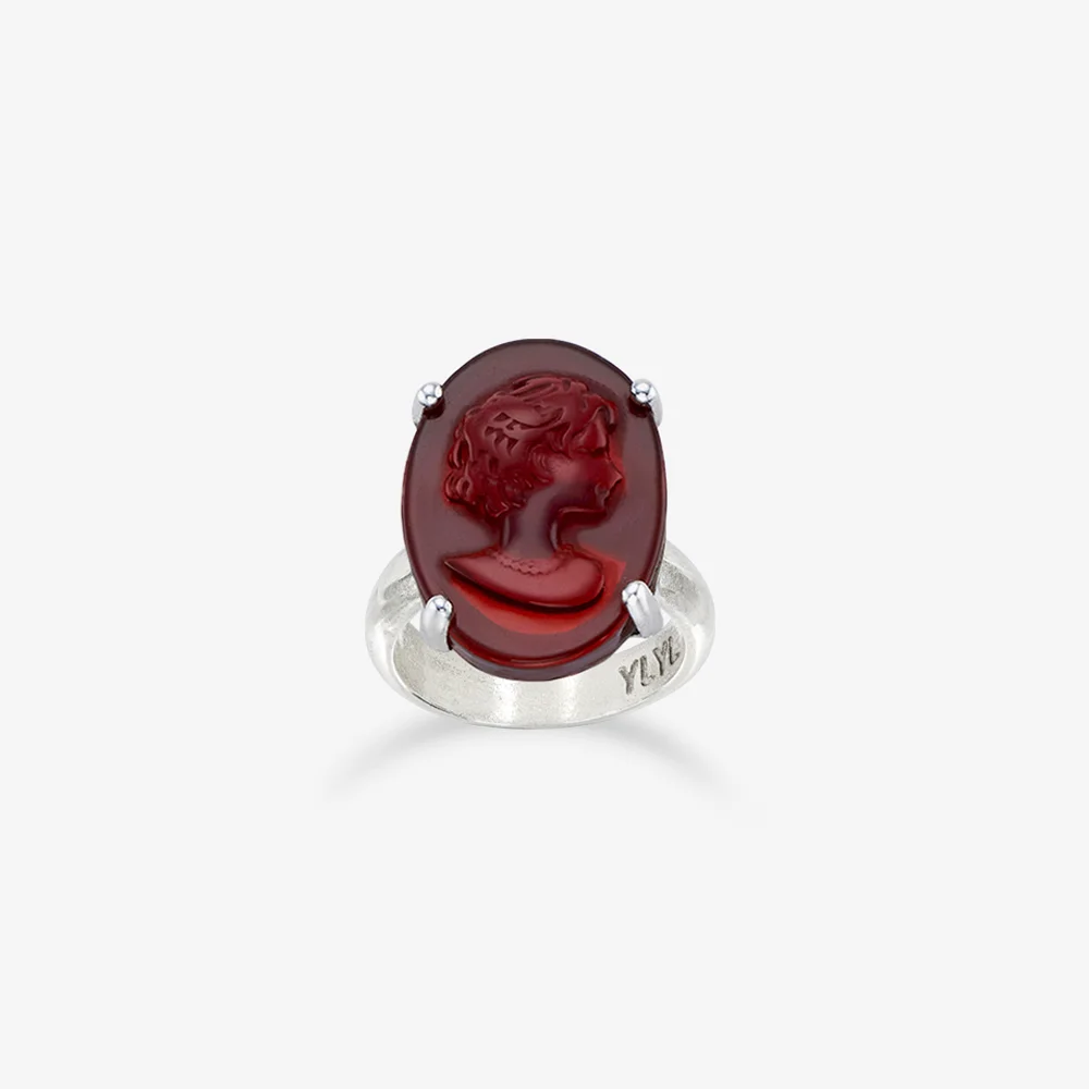 Cameo band ring, CLOSET