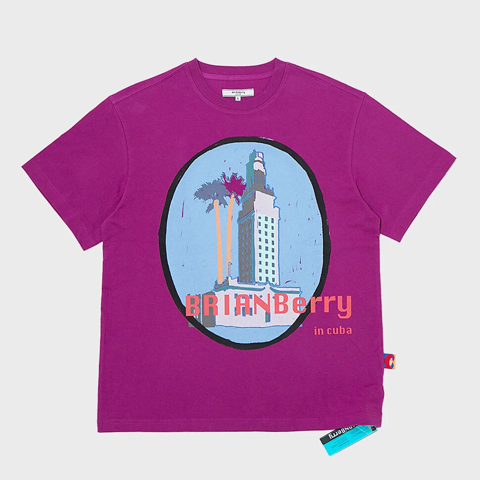 VIDAL GRAPHIC TEE_D/MAGENTA