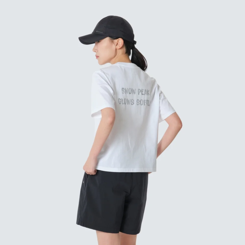 純棉 女裝 字母印花 短袖 T恤 White (S26MWFTS65)