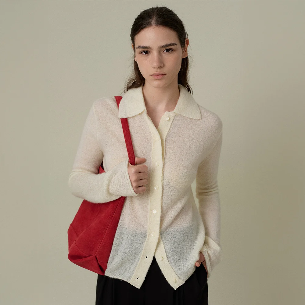 RIA COLLAR CARDIGAN_IVORY