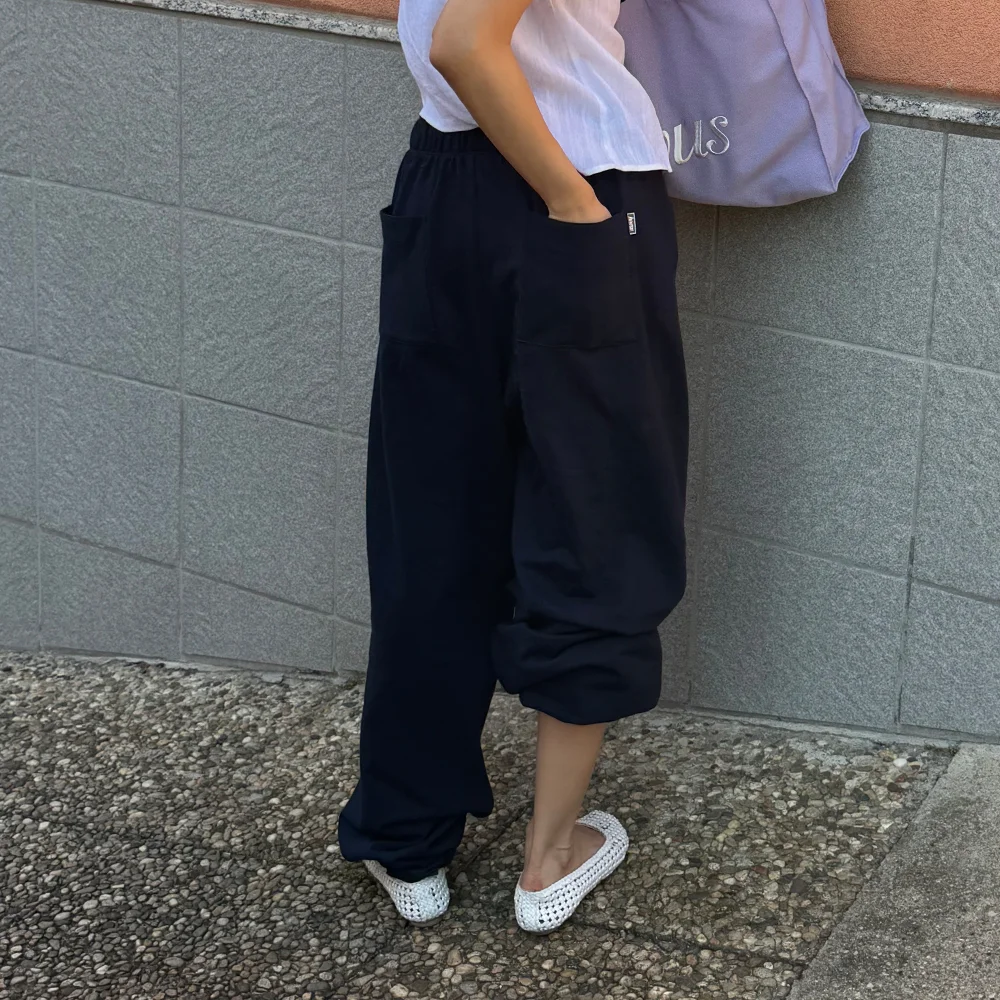 SOFT SUMMER SWEAT PANTS (DARK NAVY)