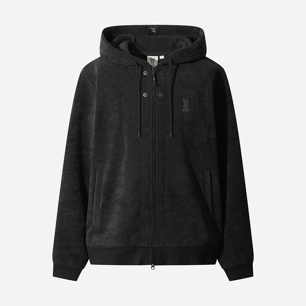 Stay Warm 連帽衫 拉鏈 外套(D.CHARCOAL GREY)