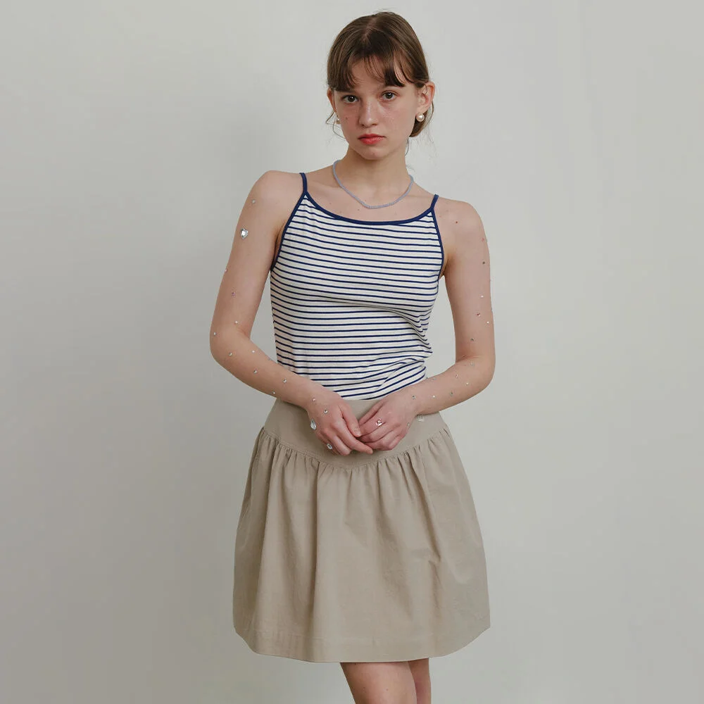 Pablo sleeveless T Navy
