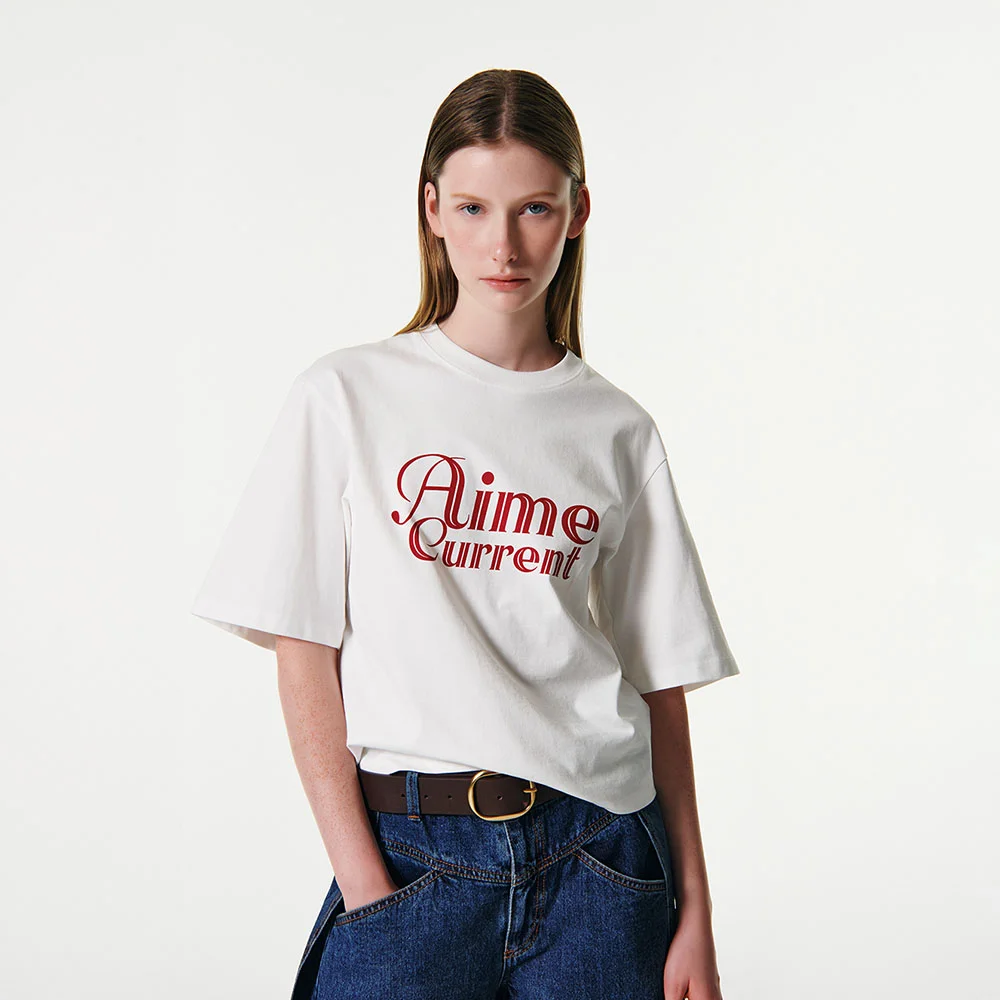 AIME CROP HALF SLEEVES T-SHIRT
