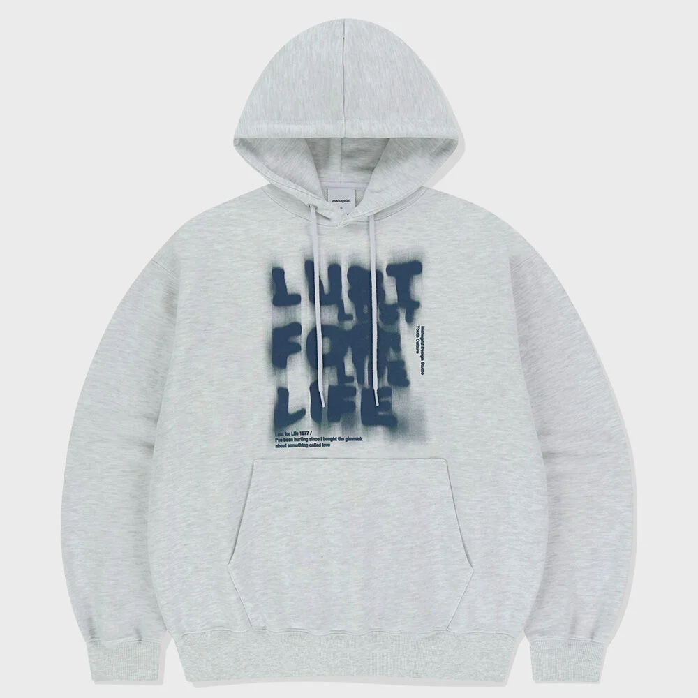 LUST HOODIE LIGHT GREY(MG2FSMM411A)