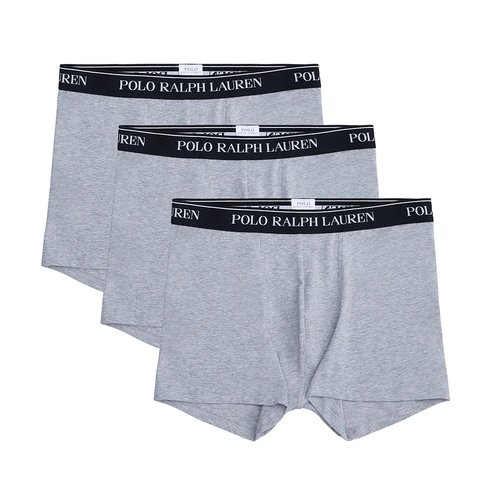 彈力 純棉 平角褲 3-Pack (3Pk Andover Heather)