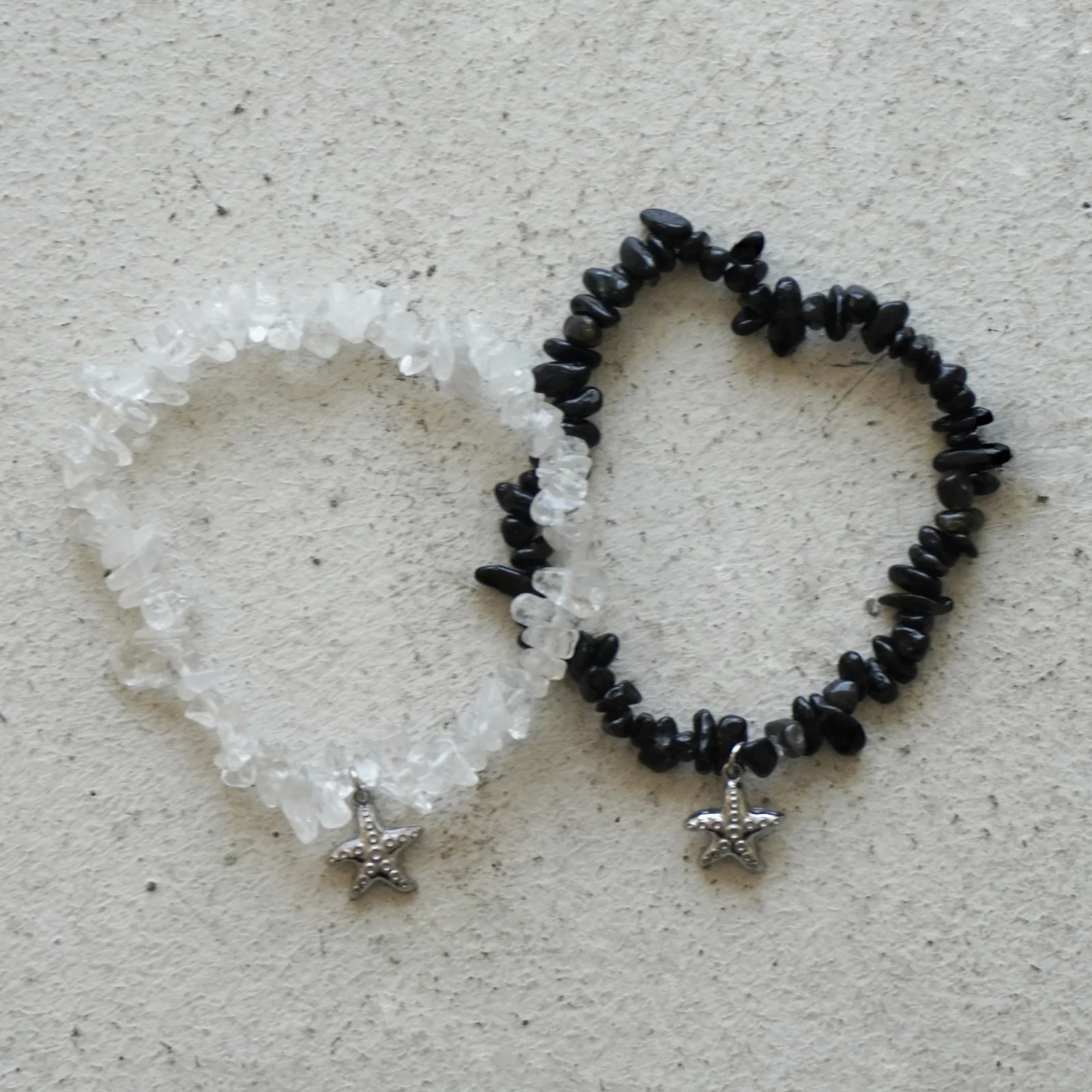 Gemstone starfish bracelet
