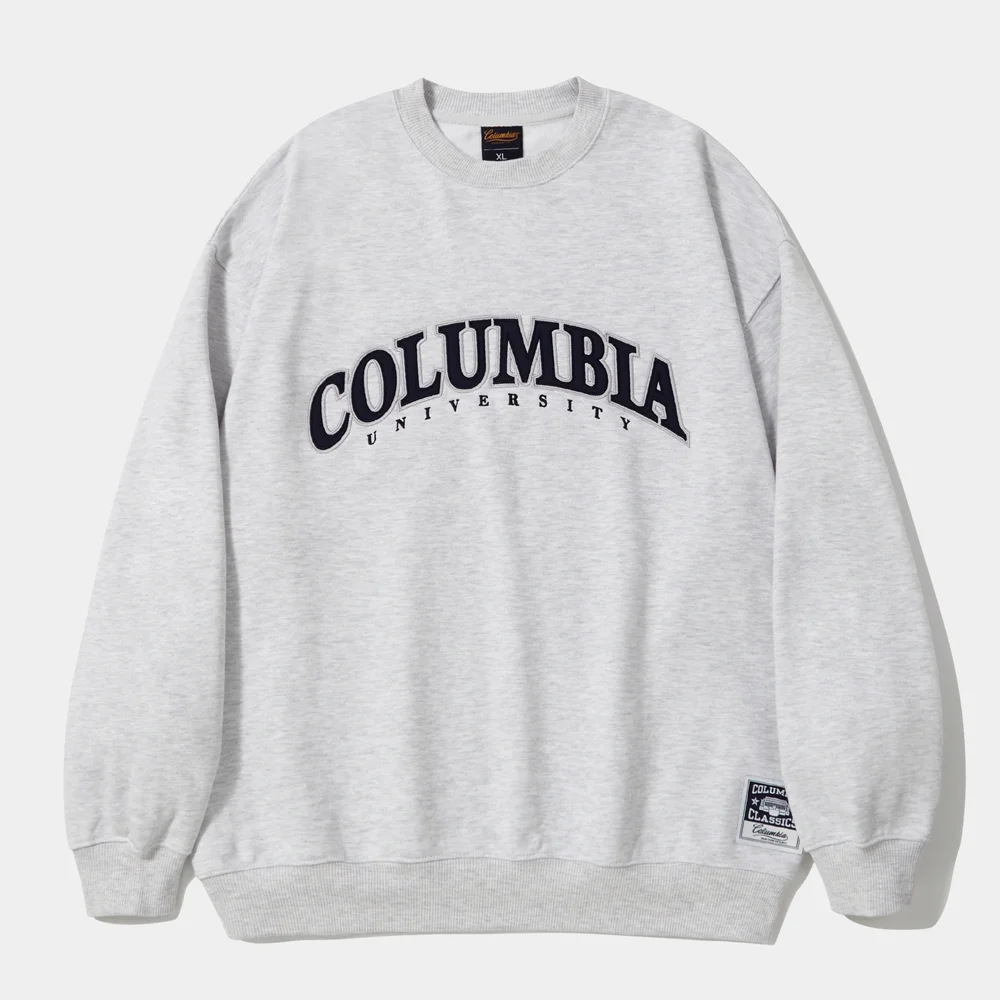 STREET ARCH HEAVY TERRY CREW NECK_LIGHT GRAY