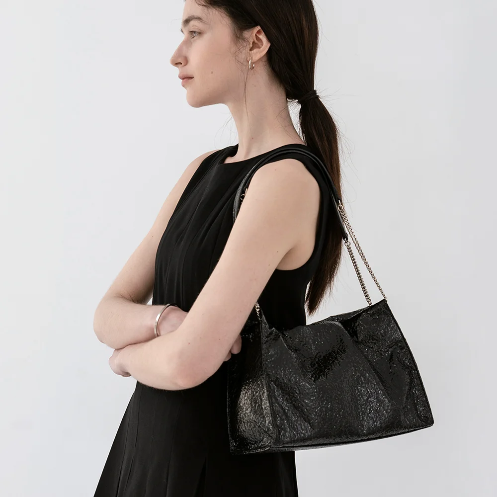 VELTA GLITTER chain shoulder bag 2 color