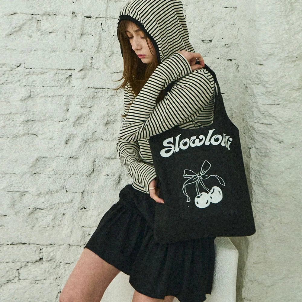 Cherry-printed mini bag_2 Colors