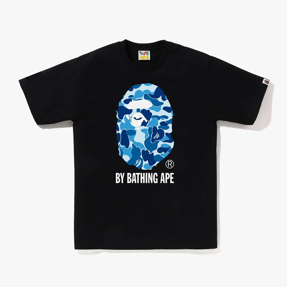 ABC 迷彩 BY BATHING APE T恤(M) BLACK/BLUE