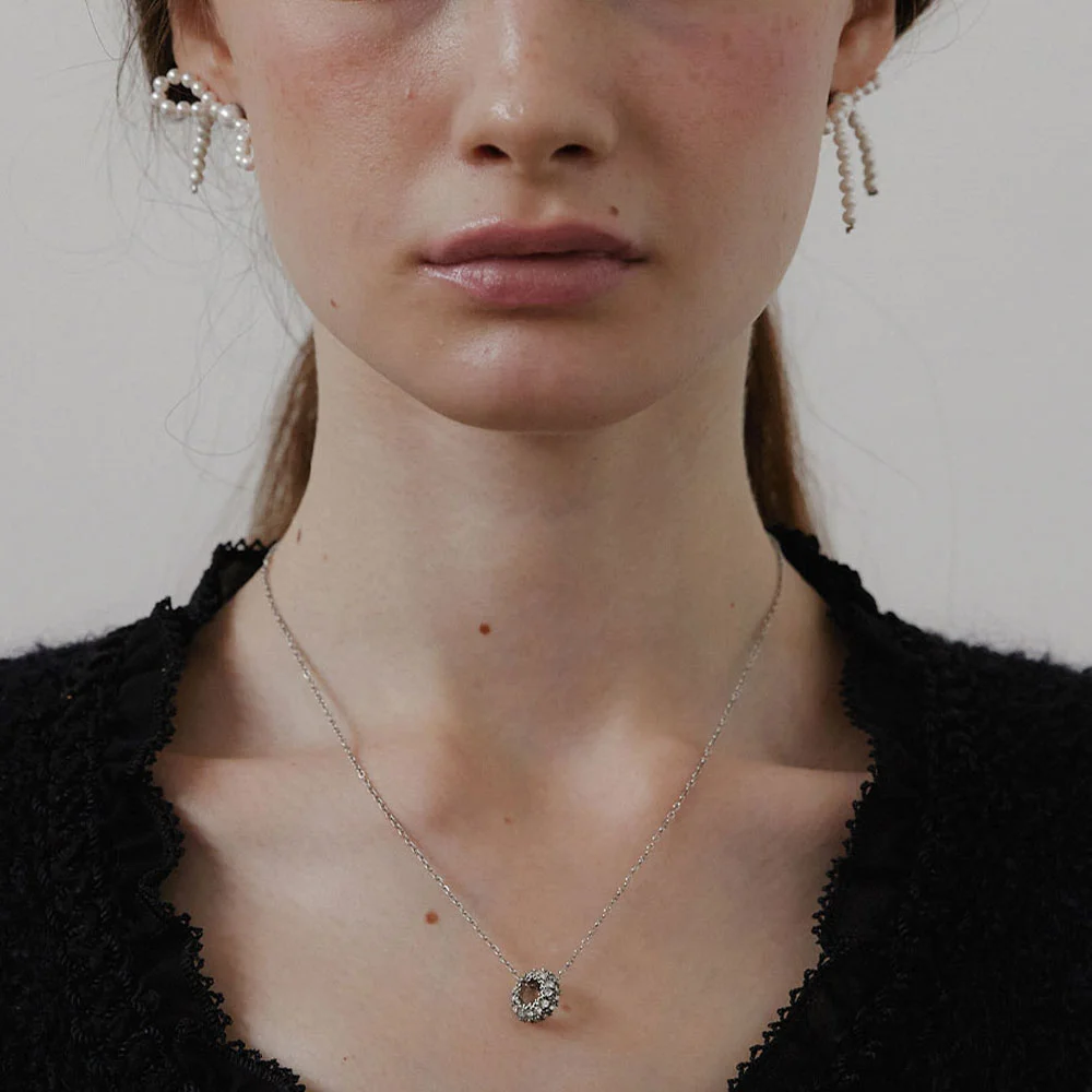 Cubic Ring Necklace (L244MNK020)