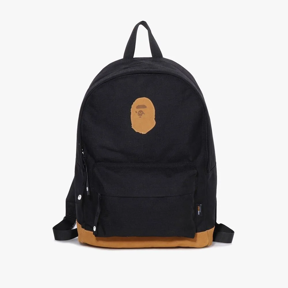 Ape 頭 補丁 考杜拉 Daypack(M) BLACK