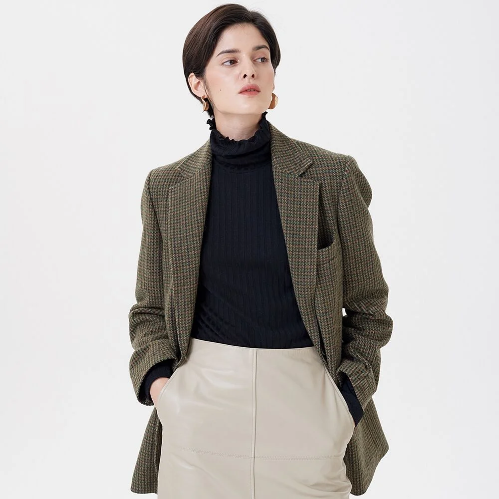 CLASSIC CHECK JACKET GREEN