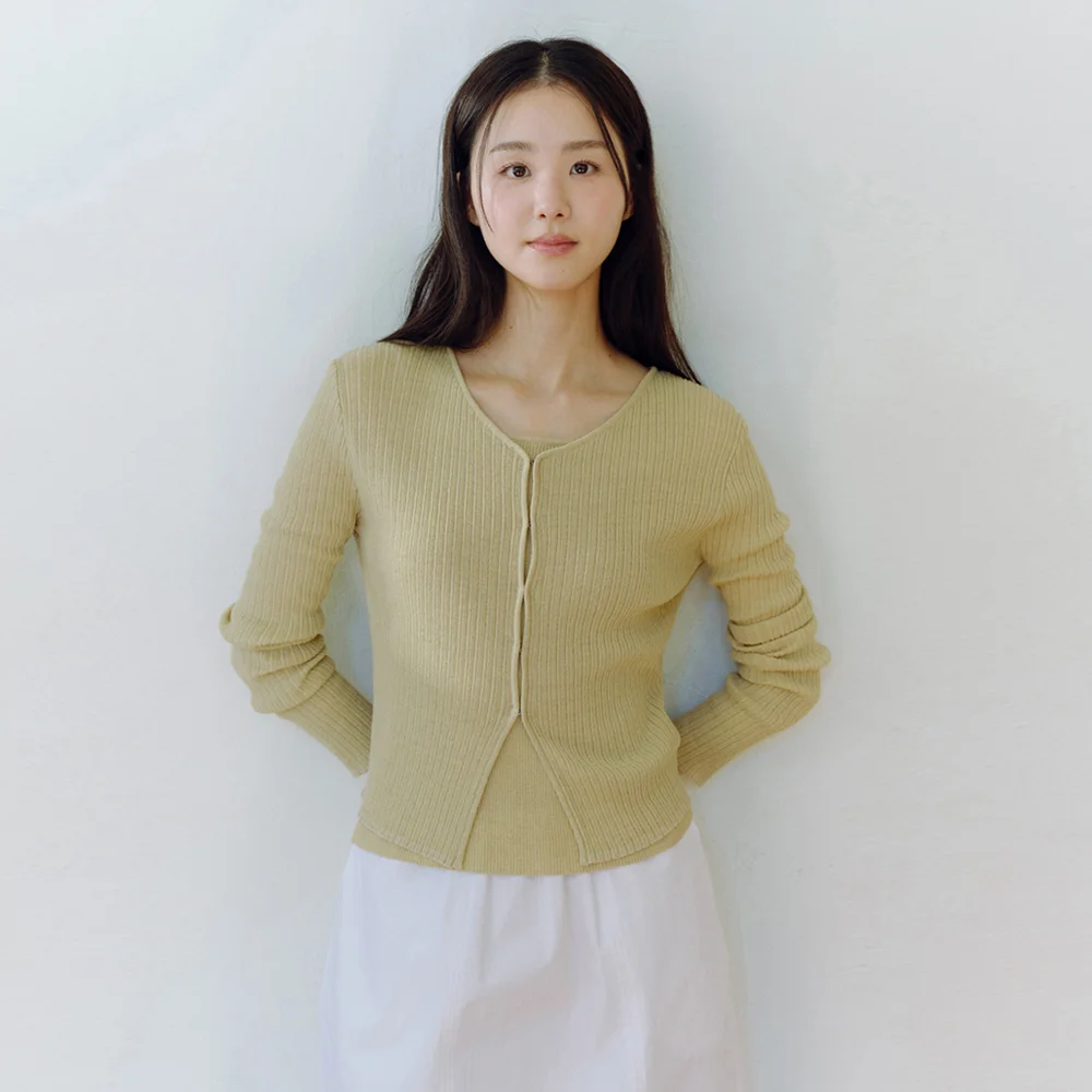 Via Cardigan_Olive