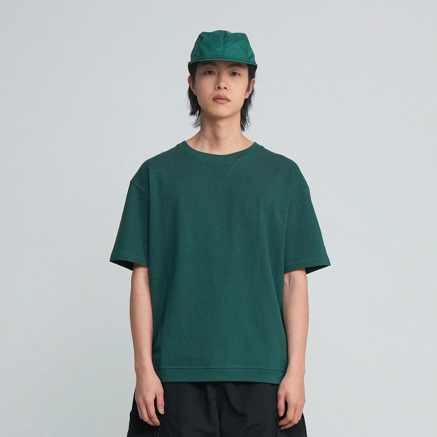 ROSA TEE / forest-green