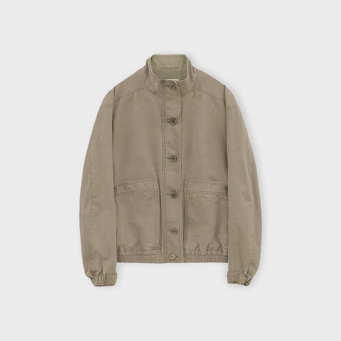 W Washed Explorer Jacket, Dark Beige