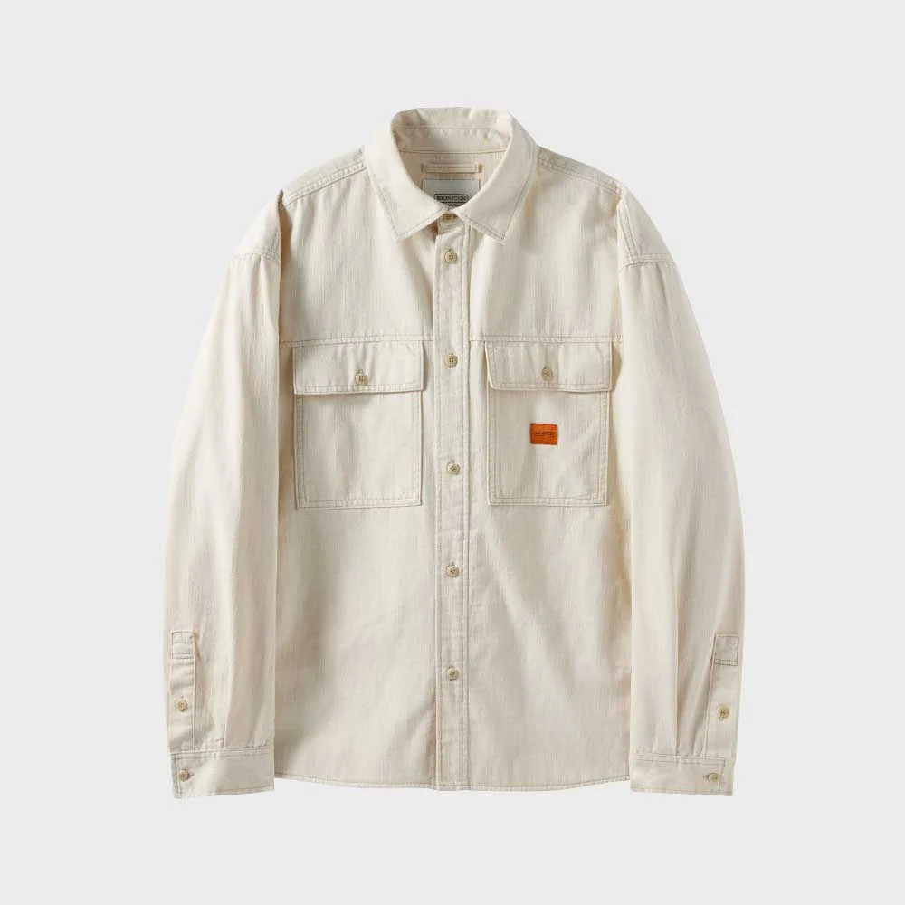 1975 DENIM SHIRT - L/BEIGE (P251MSH402)
