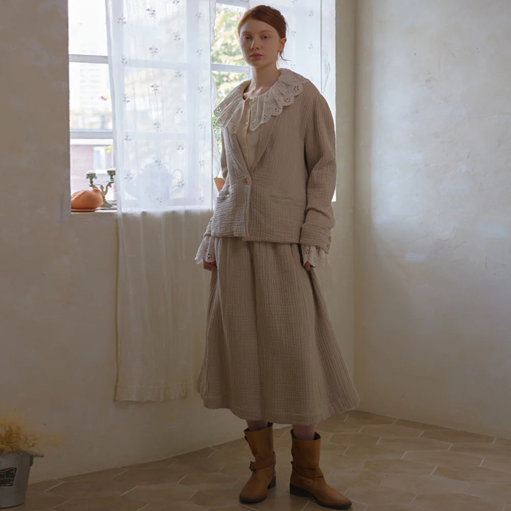 Double layer pocket skirt