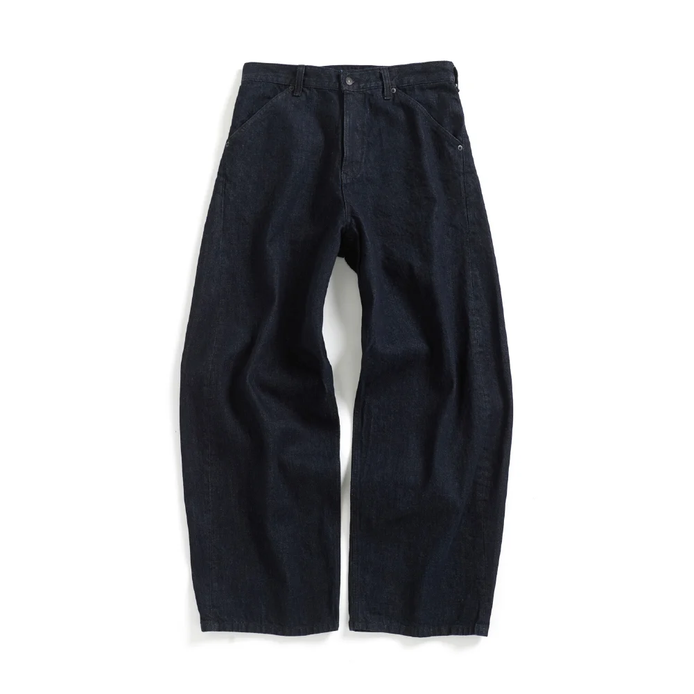 Wide Curve Jeans Washed Indigo