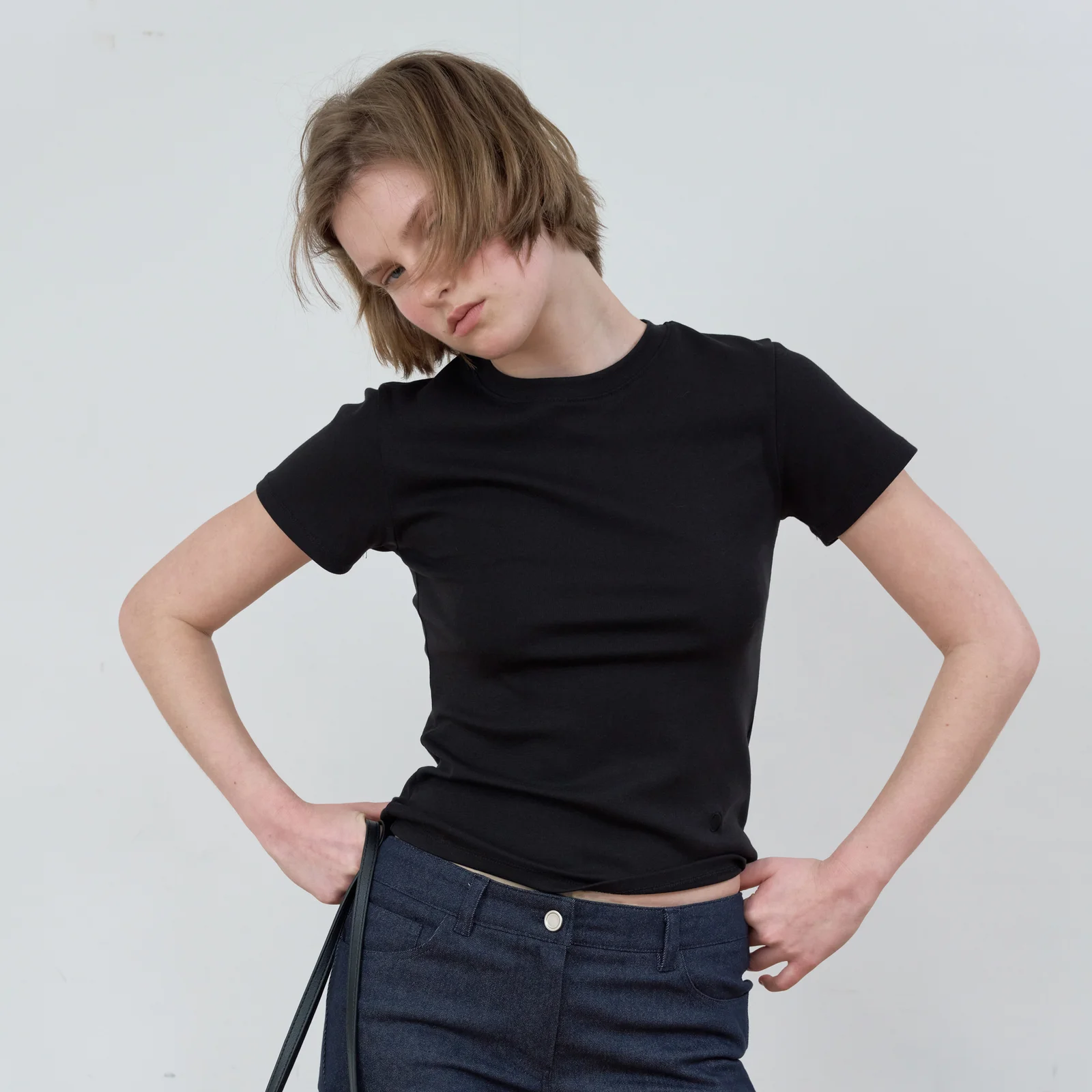 BASIC SIMBOL T-SHIRT_BLACK