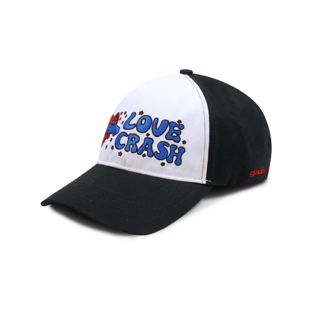 GC060 Love Crash 6拼接 棒球帽 (BLACK)