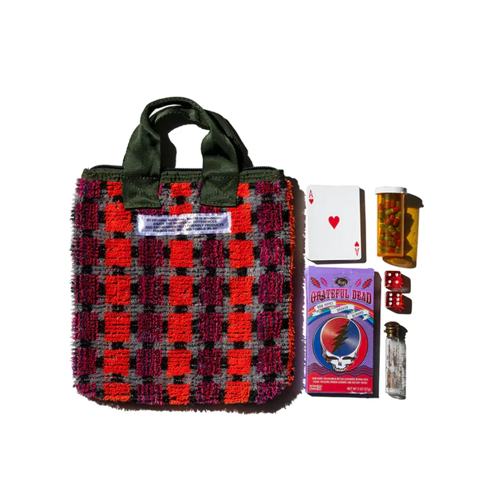 TRUCK SEAT FABRIC SMALL TOTE