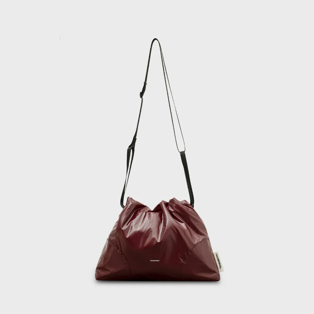 pouch bag(小袋) - 酒紅色