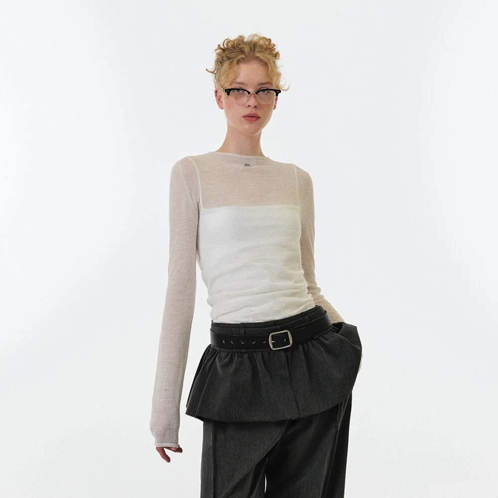 JULIET MOHAIR KNIT (WHITE)