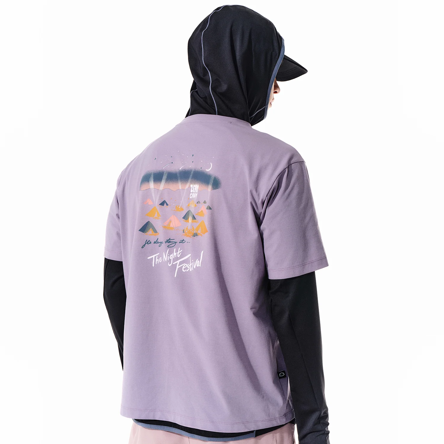 NIGHT FESTIVAL Espol Back Graphic 短袖 T恤