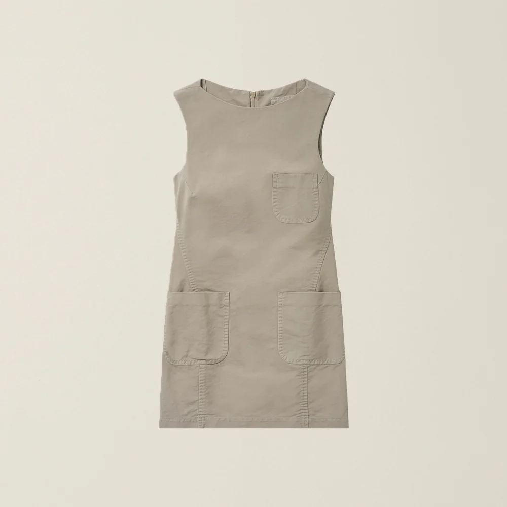 PICK STITCH ONEPIECE BEIGE
