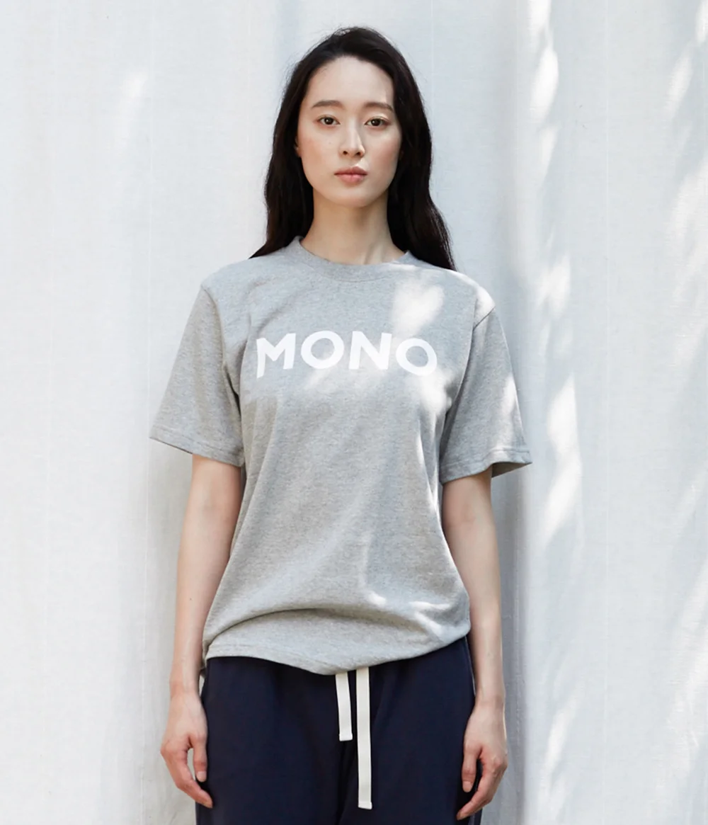 (W) MONO T-SHIRT GREY