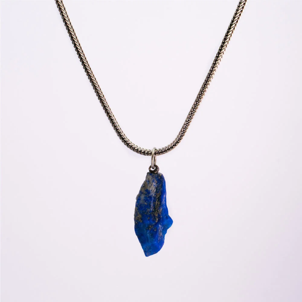 HR 321N_Lapis Lazuli Necklace (Silver 925)