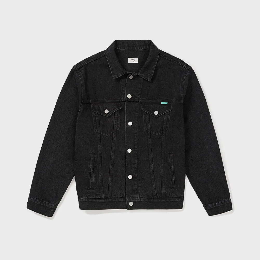 MY HERO DENIM JACKET (BLACK)