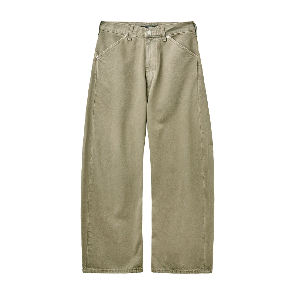 Wide Curve Jeans Olive