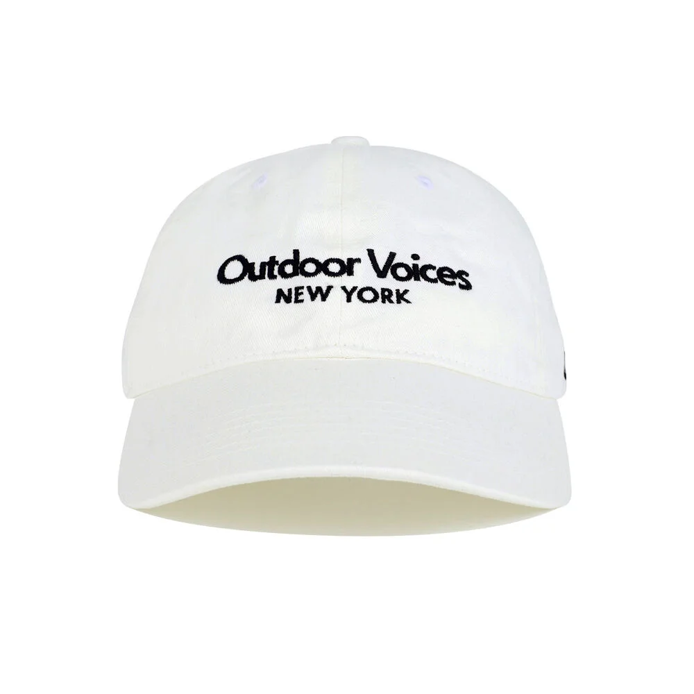 CLASSIC LOGO NY COTTON CAP (IVORY)