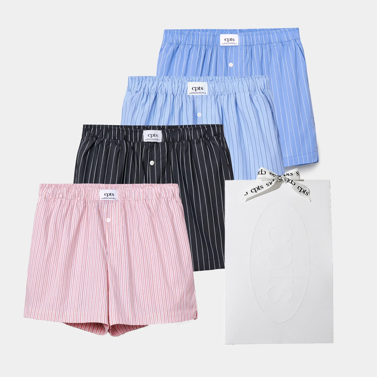 UNISEX LABEL TRUNK SHORTS 4 COLORS