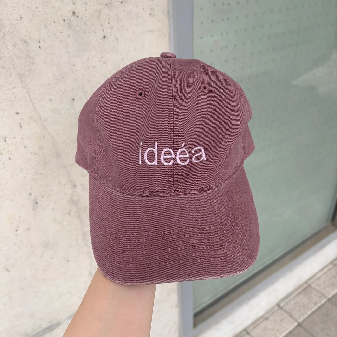 idee a cap / Burgundy Idea Cap