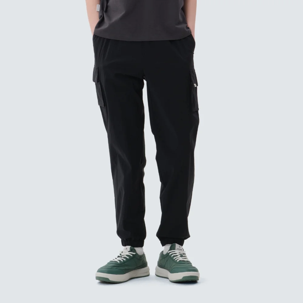 髮根 女裝 工裝 慢跑褲 褲子 Black (S25MWRPT61)