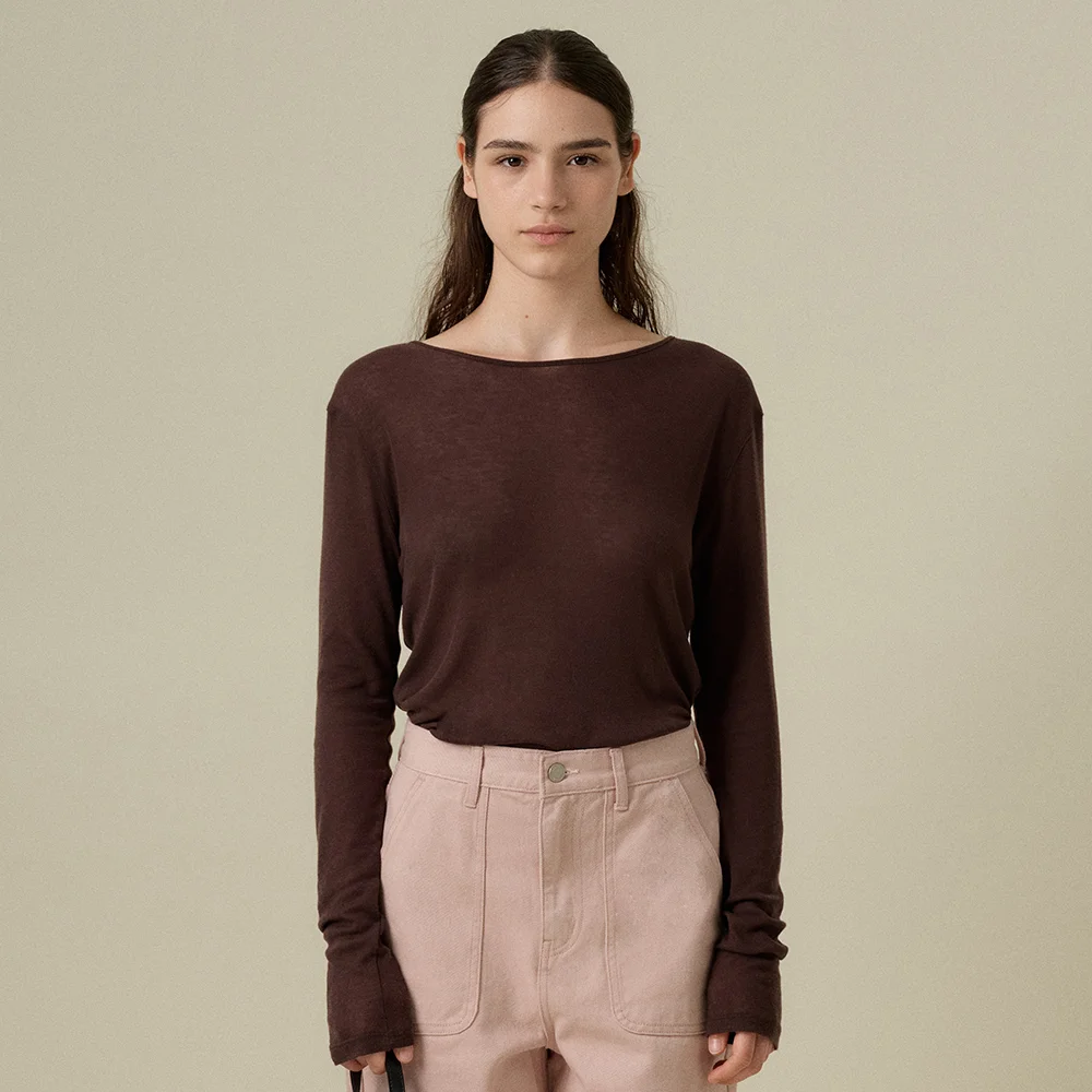 PAPER TEE_BROWN