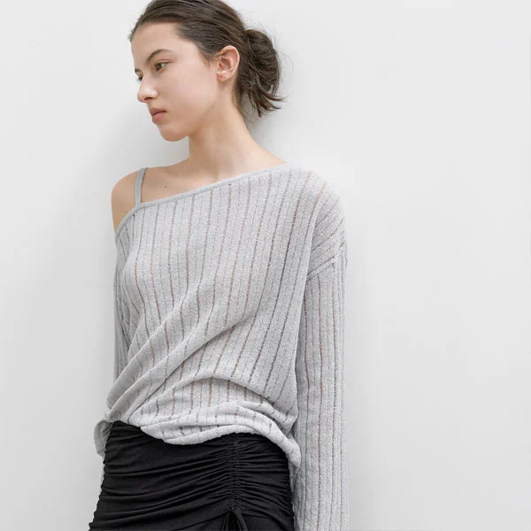 ONE SHOULDER STRAP SKASI KNIT (T-7238)