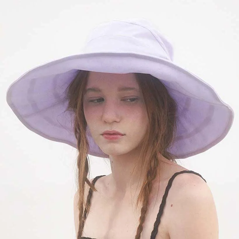Twisted Crown Wide Hat
