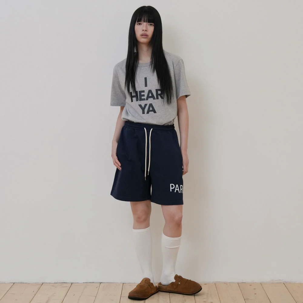 Sweat gusset short, navy