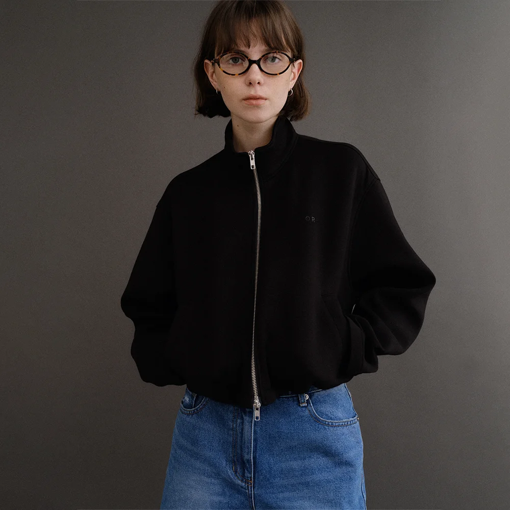 ORE Cropped Blouson_Black