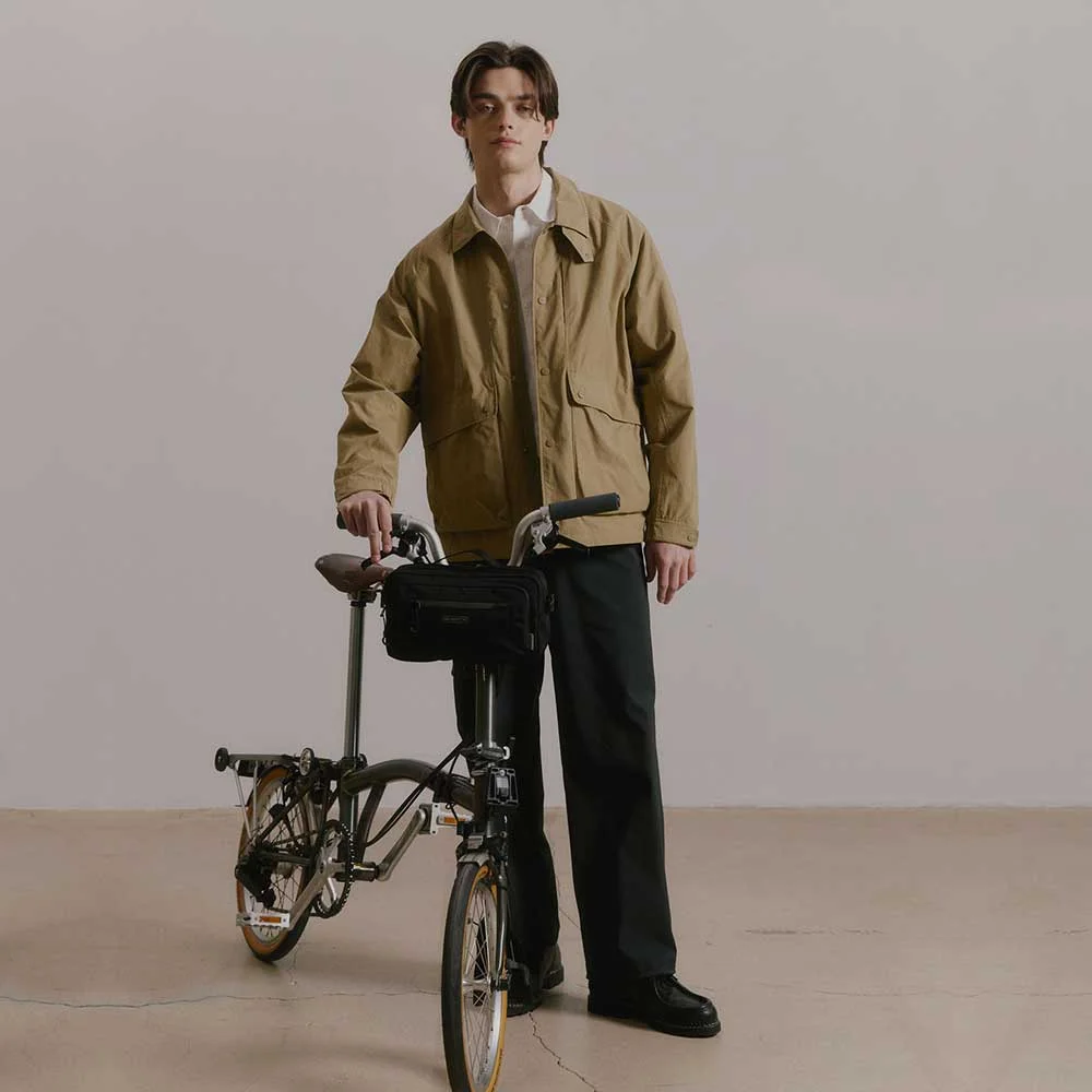 OUT POCKET COACH JUMPER - BEIGE (P251UJP102)