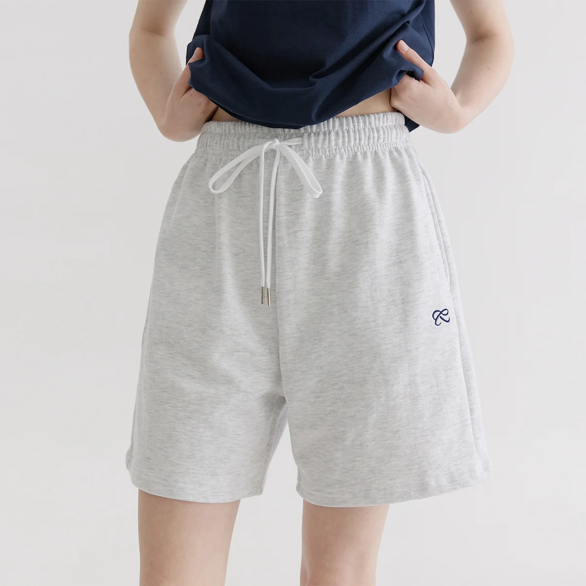 Pandora Sweat Half Pants (melange gray)