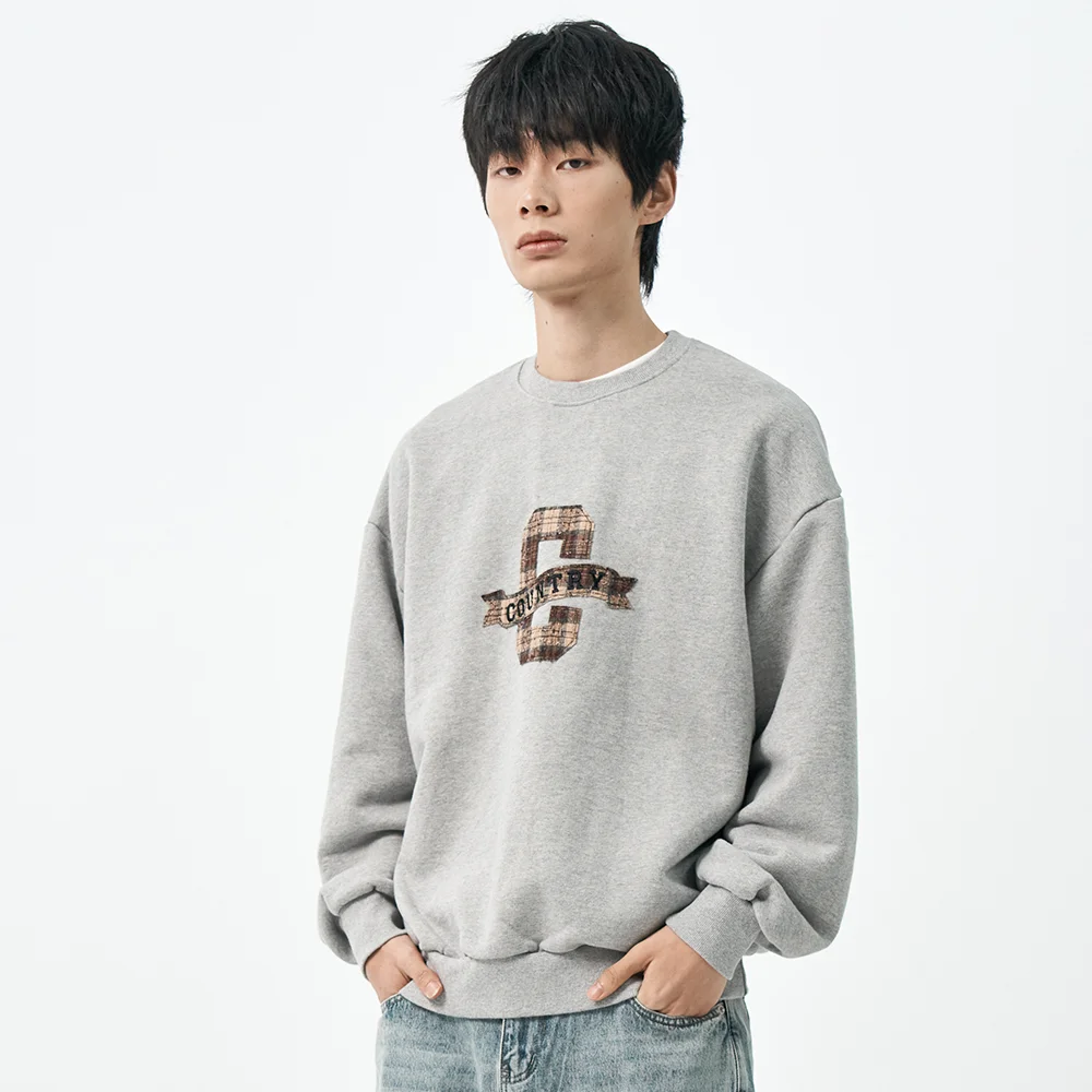 M1081 鄉村 刺繡 衛衣(3colors)